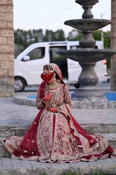 Beautiful Heavy Bridal Lehenga for Sale
