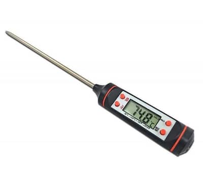 Digital thermometer, Original quickfit flask and Leibig Condenser