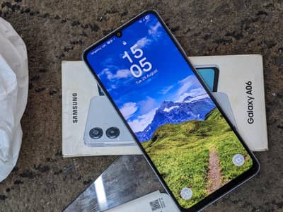 Samsung Mobile A06 with box