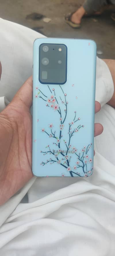Samsung Mobile S20 Ultra 12+8gb ram 128 rom