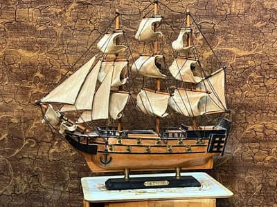 Antique wooden boat 