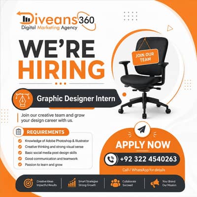 Hiring Intern - Graphic Designer | Social Media | Video Editor*