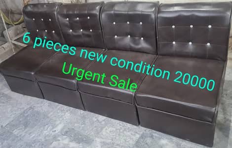less use 5 seater sofa, single sofa, office table, chair