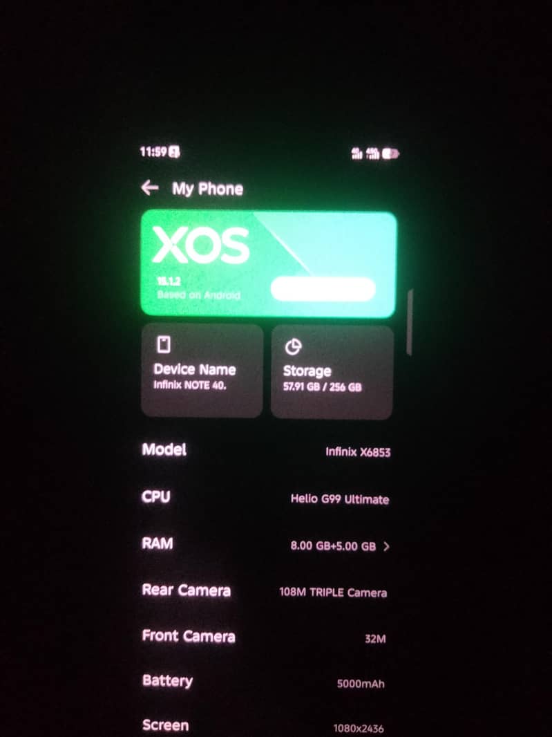 Infinix Note 40 4