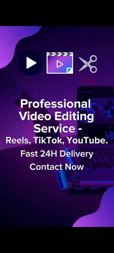 video editor for reels youtube 24H delivery