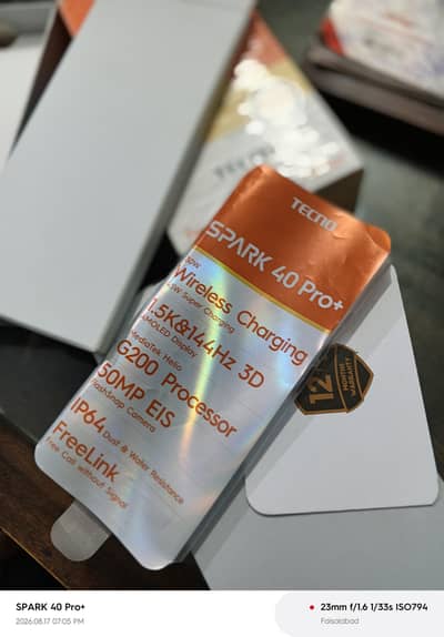 Tecno spark 40 pro plus