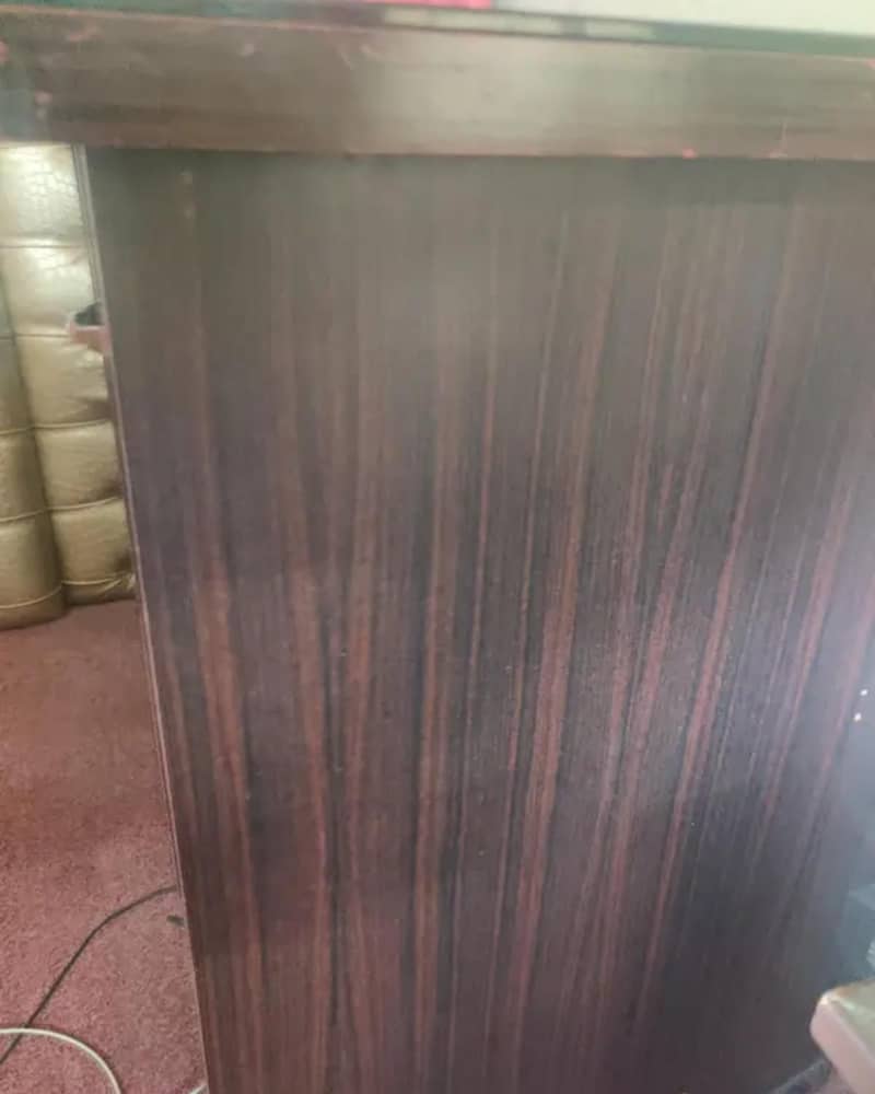 Study Table/ Office Table with glass 2