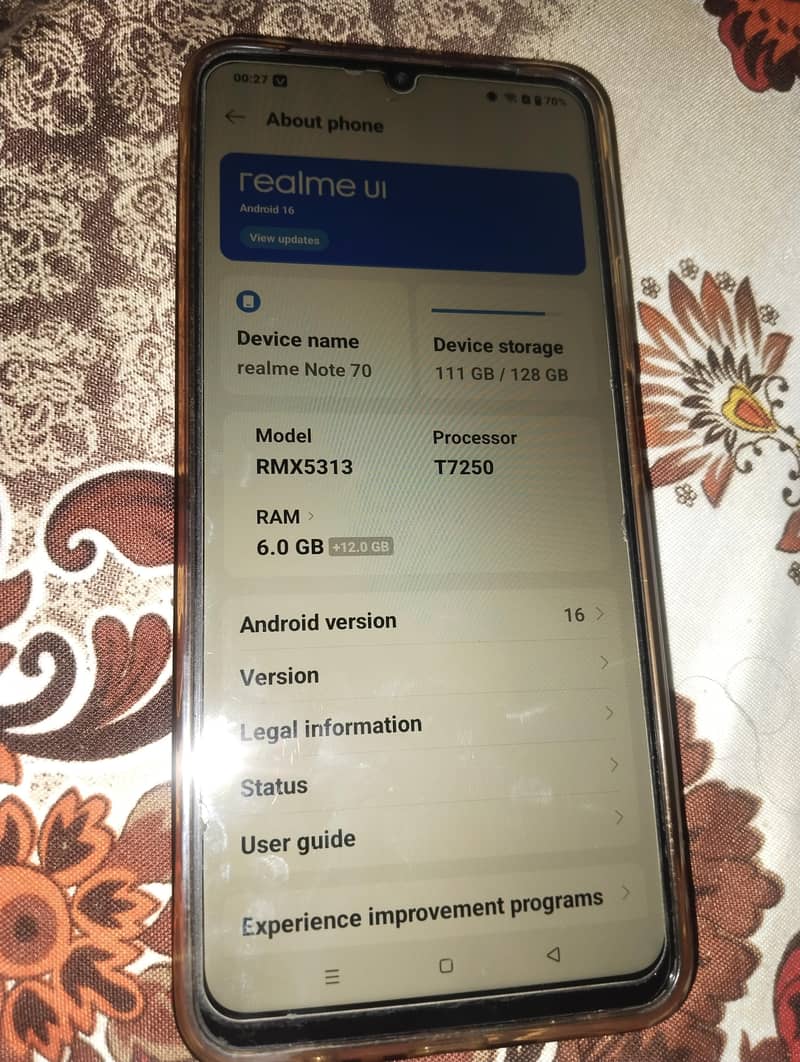 realme note 70 3
