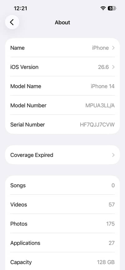 Apple iPhone 14 JV