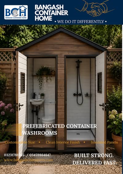 Luxury Prefebricated Container Washrooms for VIPs