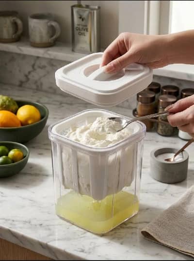 *"Fresh Homemade Greek Yogurt | Thick, Creamy & High Protein"*