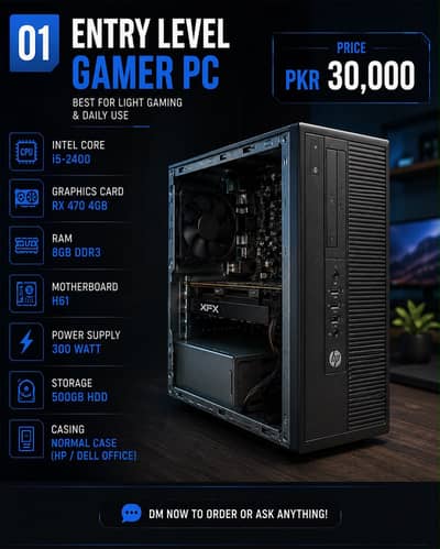 Gaming PC’s in any budget