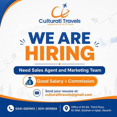 sales agent required