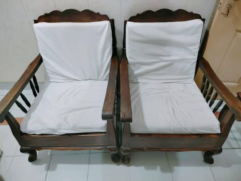 Wooden Bed sofa computer table 1