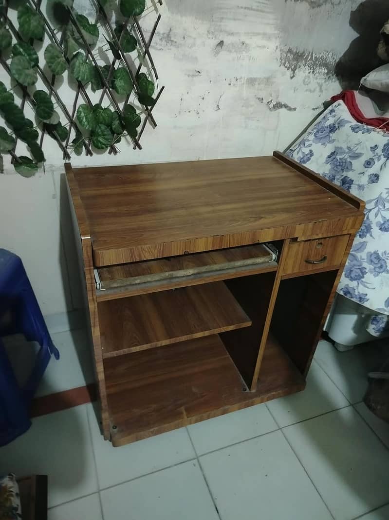 Wooden Bed sofa computer table 2
