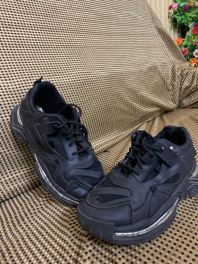 Black Fancy Shose 42 Size