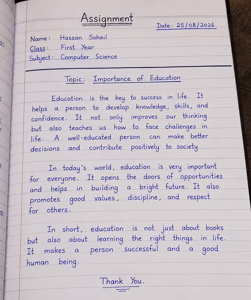Assignment Work 0