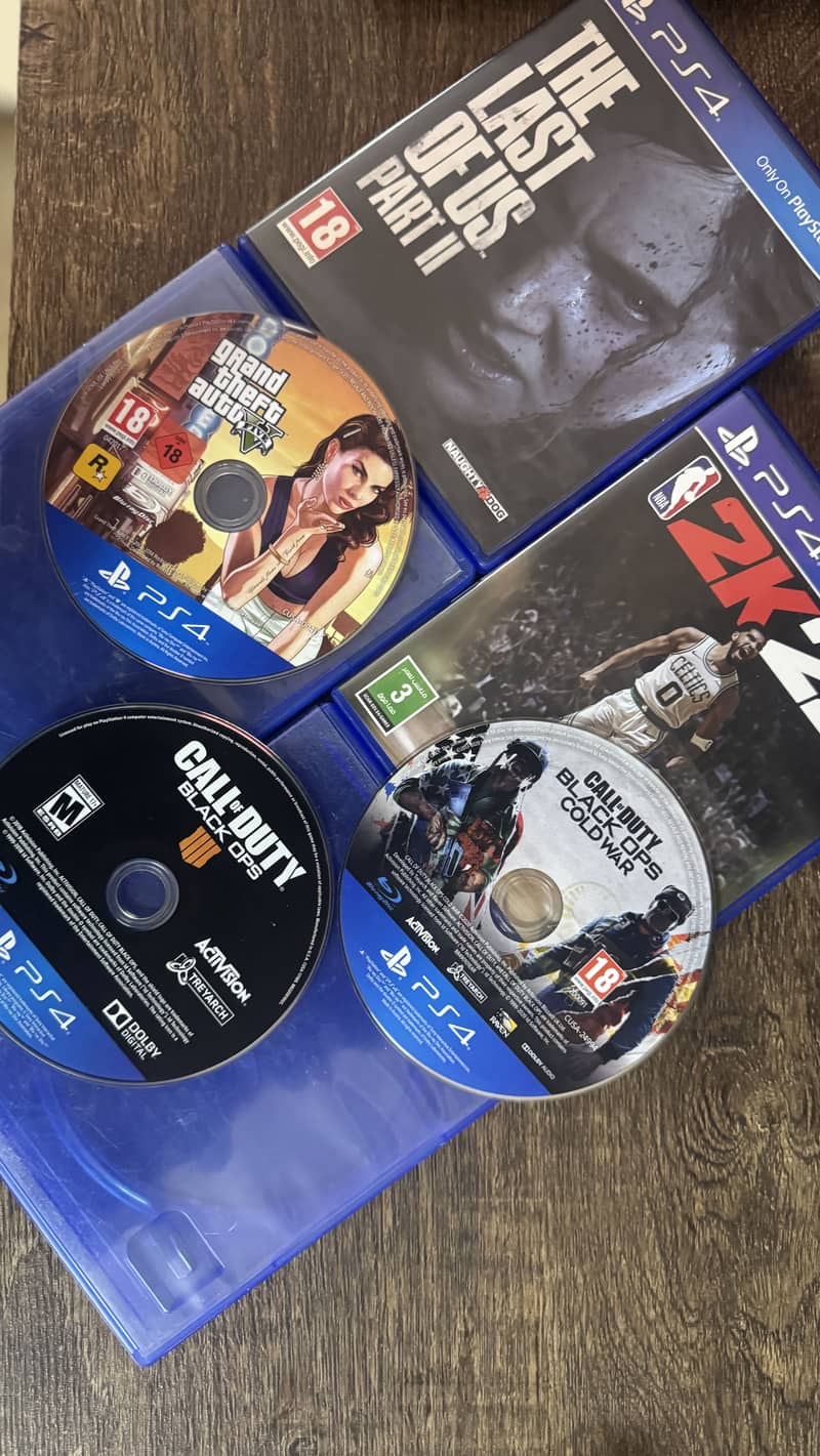 PS4 Games CDs 1