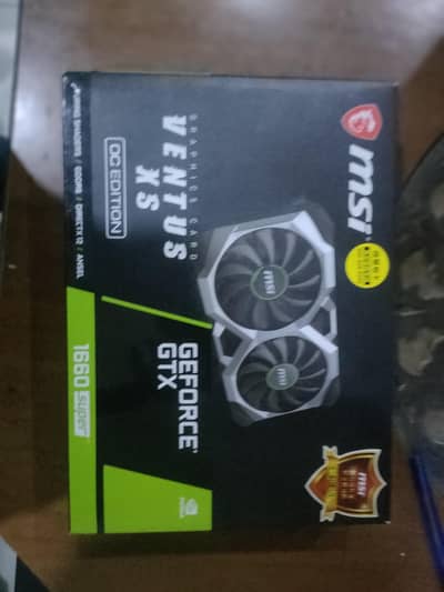 GEFORCE GTX 1660 SUPER 6GB VRAM 8/10 CONDITION