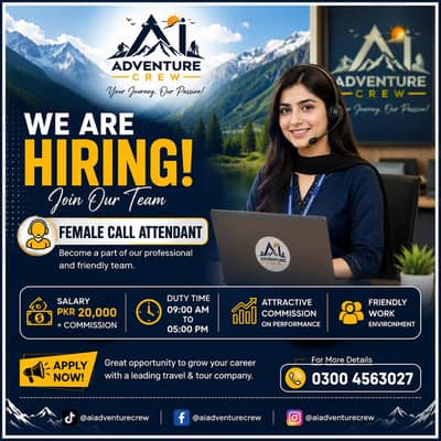Need Girl For Call Operator