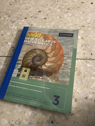 Oxford’s “Think ! NEW SYLLABUS MATHEMATICS BOOK 3” (8th Edition)