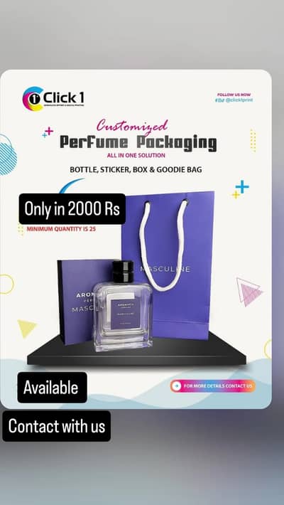 Customized perfume branding with us