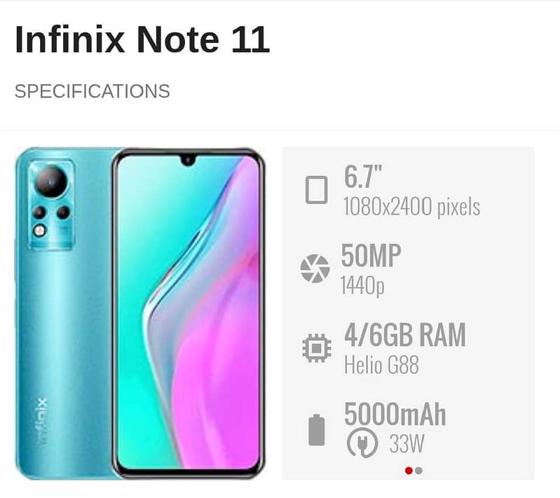 Infinix Note 11 0