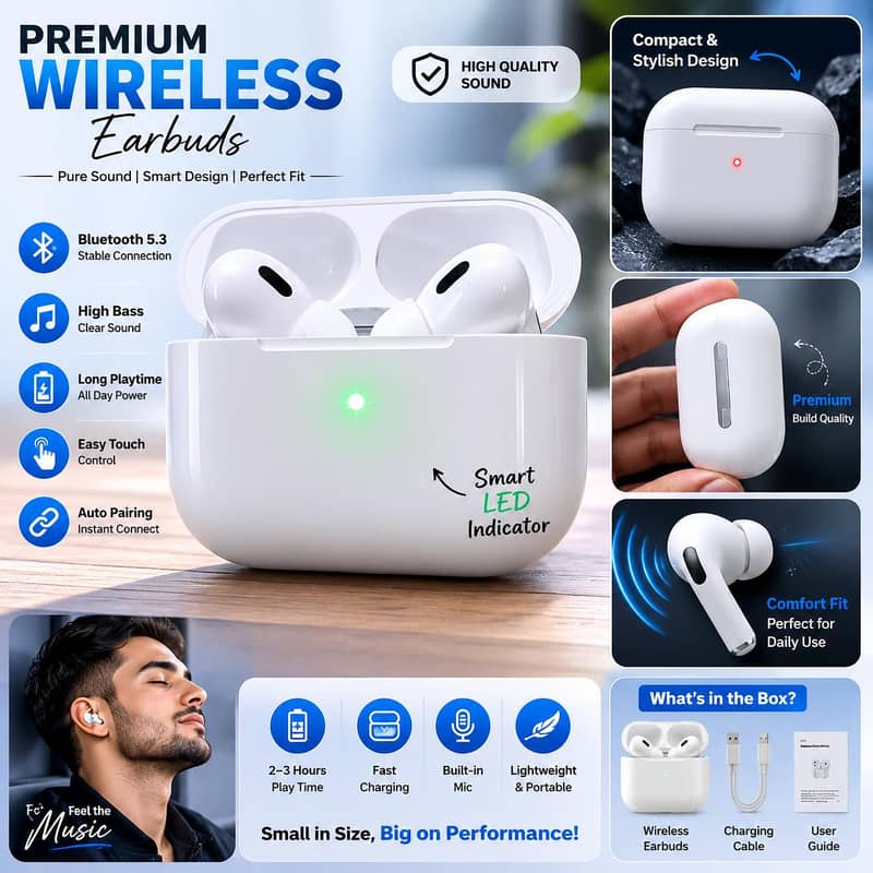 Wireless earbuds 5