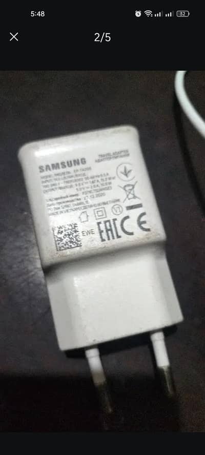 Samsung a32 ka 15watt original charger