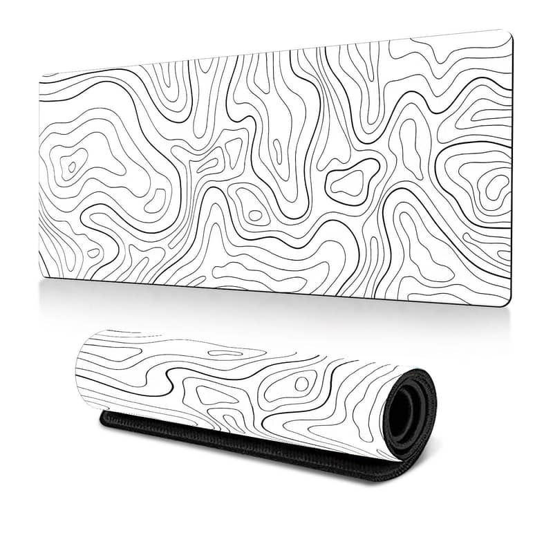 Super Hot Abstract Texture Mouse Pad Large Table Mat Pattern 0