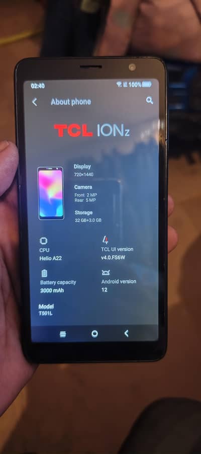 TCL ION Z (T501L) - 3GB RAM / 32GB Storage -