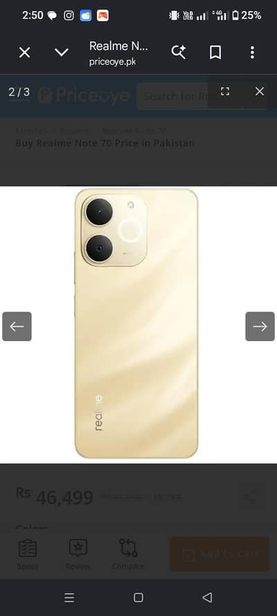 Realme Note 70