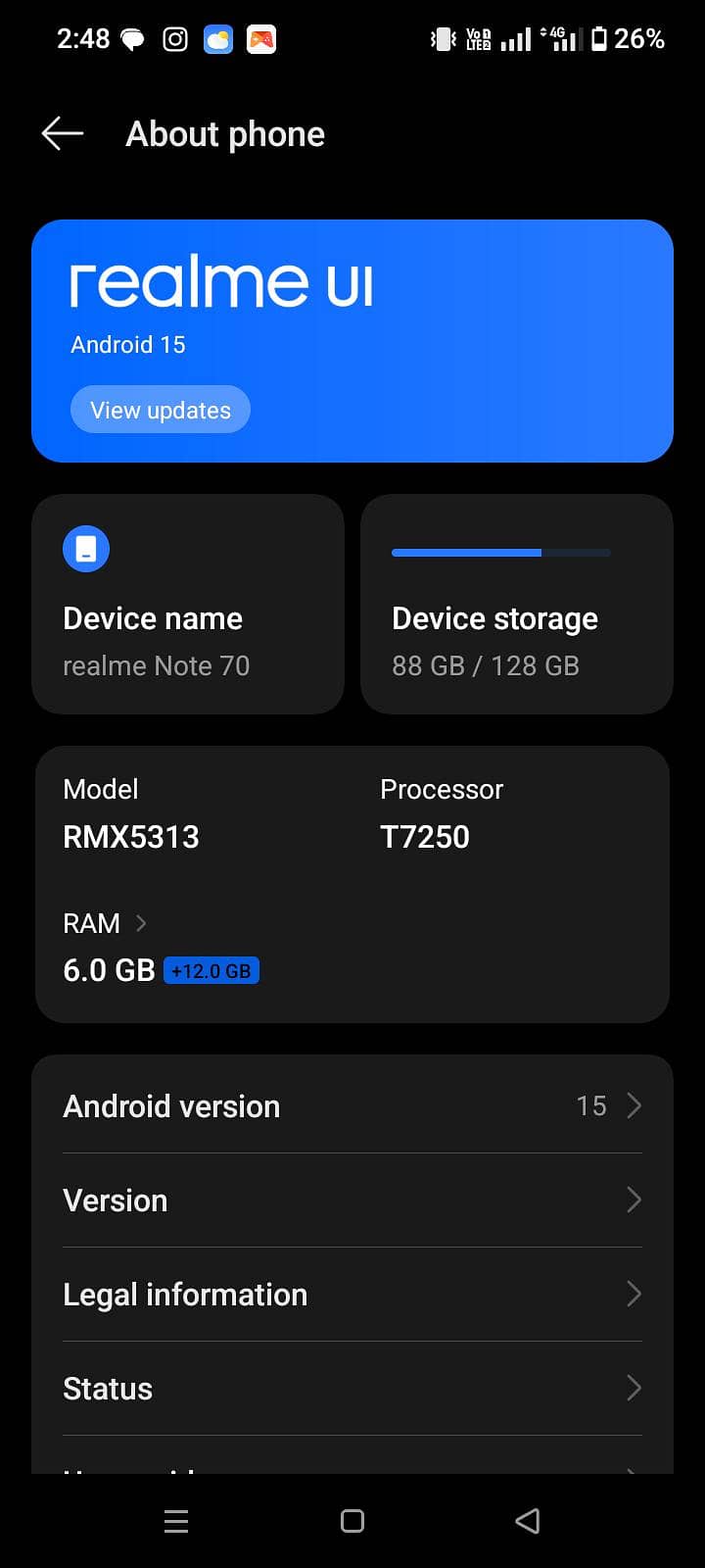 Realme Note 70 3