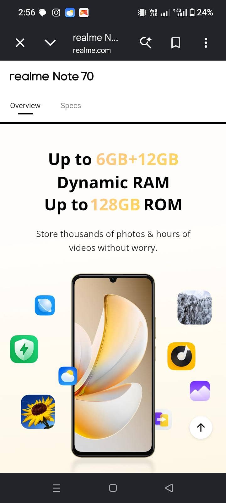 Realme Note 70 7