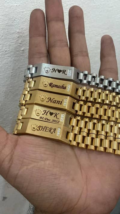 stainless steel Men Rolex bracelet & Customized