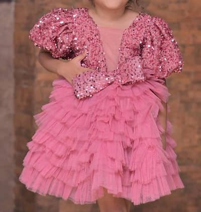 Salmon Pink Frock