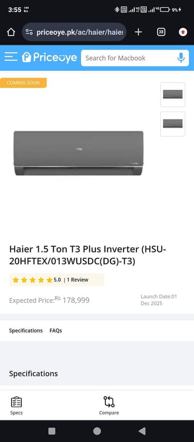 t3pro brand new box pack installment py Lia tha