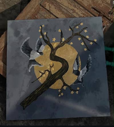 Moonlit Serenity Painting