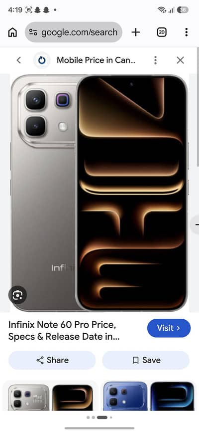 Infinix Note 60 Pro [Non Active]