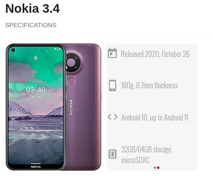 Nokia 3.4 10