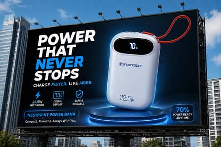 10000 mah battery| Westpoint power bank | model WP 1000