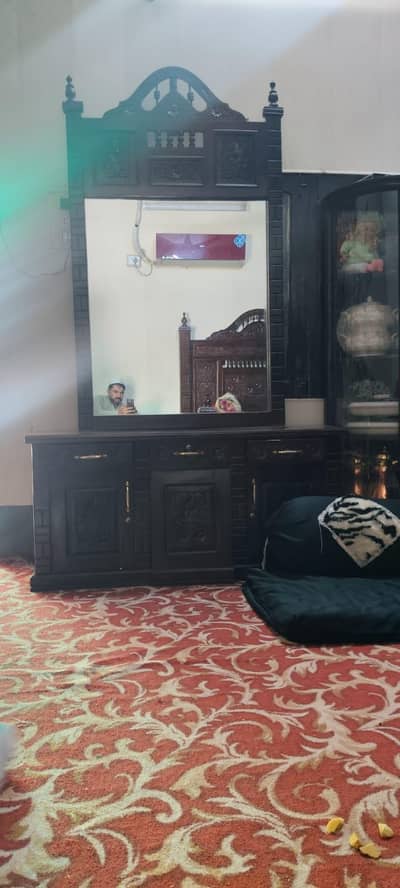 wooden dressing table