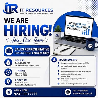 Sales Representative - Female
