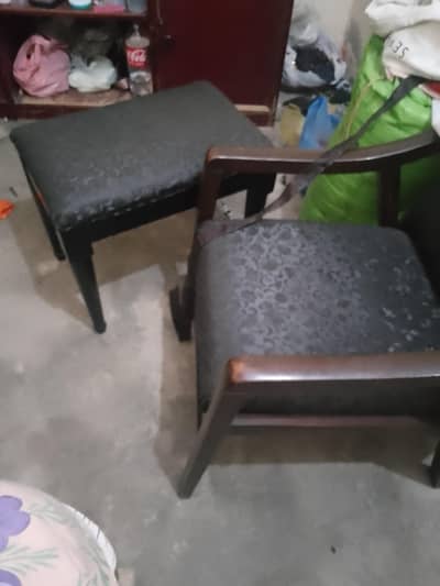 to two chairs