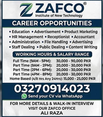 Part Time Full Time jobs