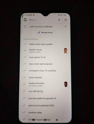 redmi 9t 6.128 all ok koi fault nhi 10by9 condition with box