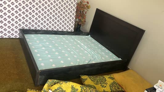 Double Bed with Mattress and Box