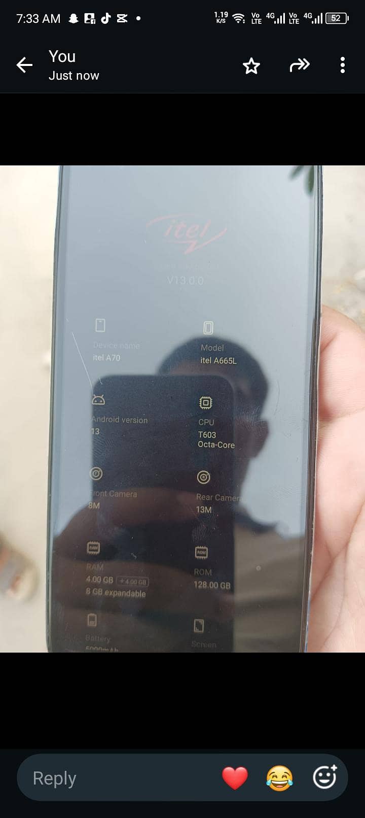 Itel A70 2