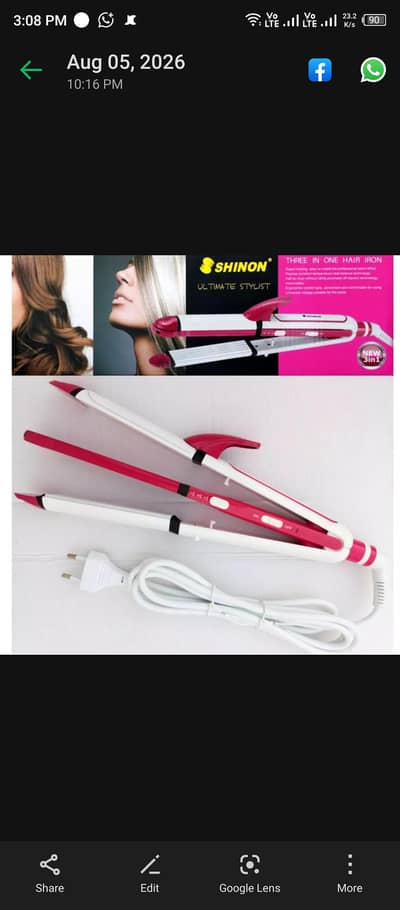 Shinon 3in1 Hair Straightener