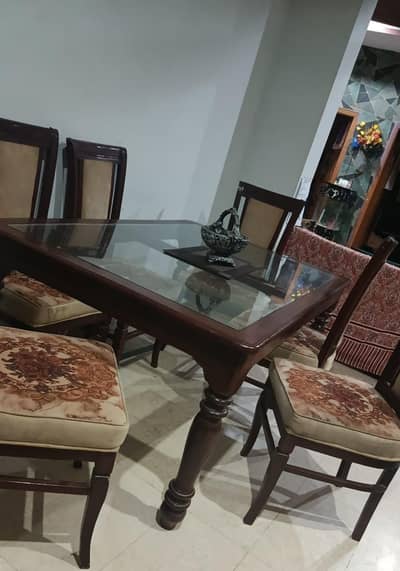 dinning table 6 chair